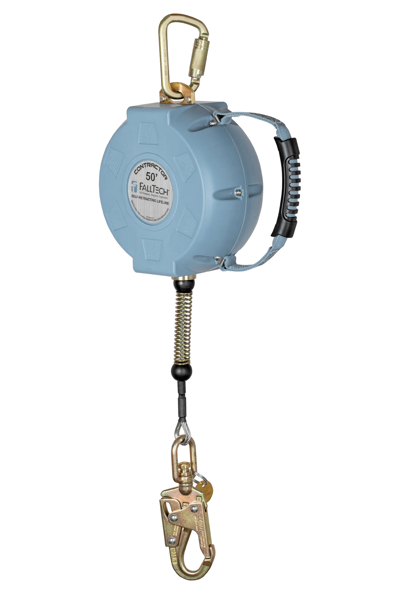 FallTech® Contractor C SRL with 50' Galvanized Cable and Anchorage Carabiner