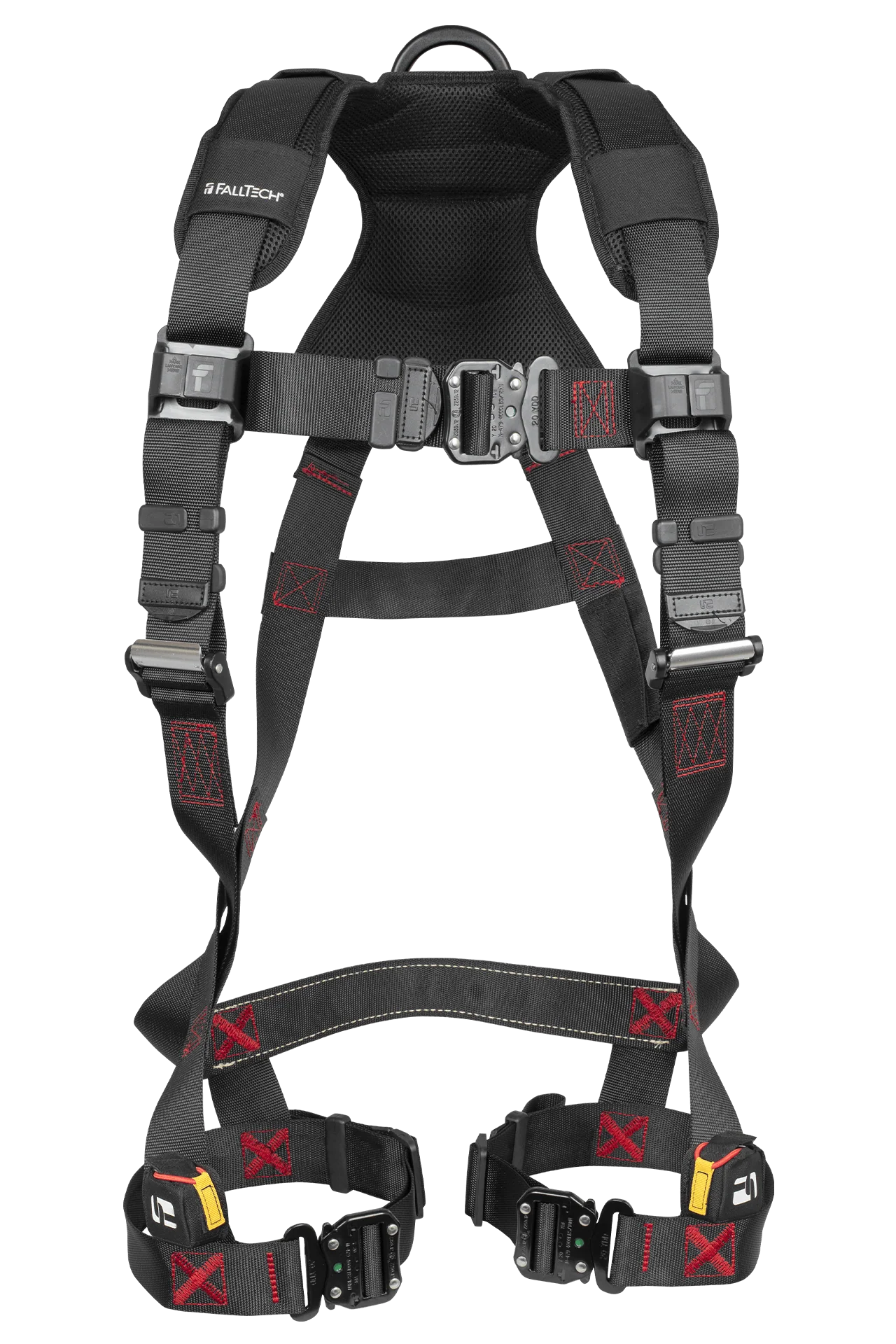 FT-Iron™ 1D Standard Non-Belted Full Body Harness, Quick Connect Buckle Leg Adjustment - Image 2