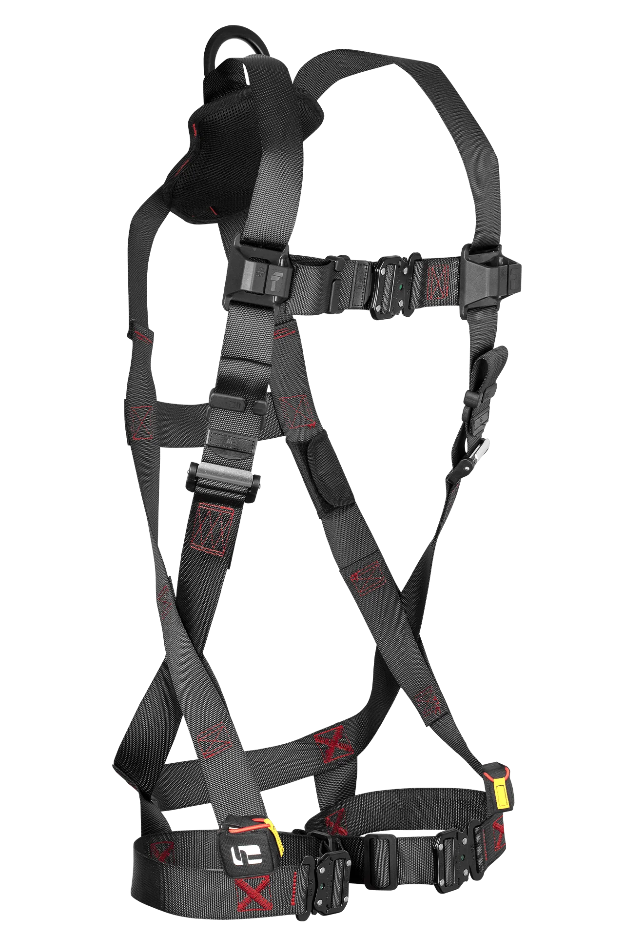 FT-Iron 1D Standard Non-Belted Full Body Harness, Quick Connect Buckle Leg Adjustment
