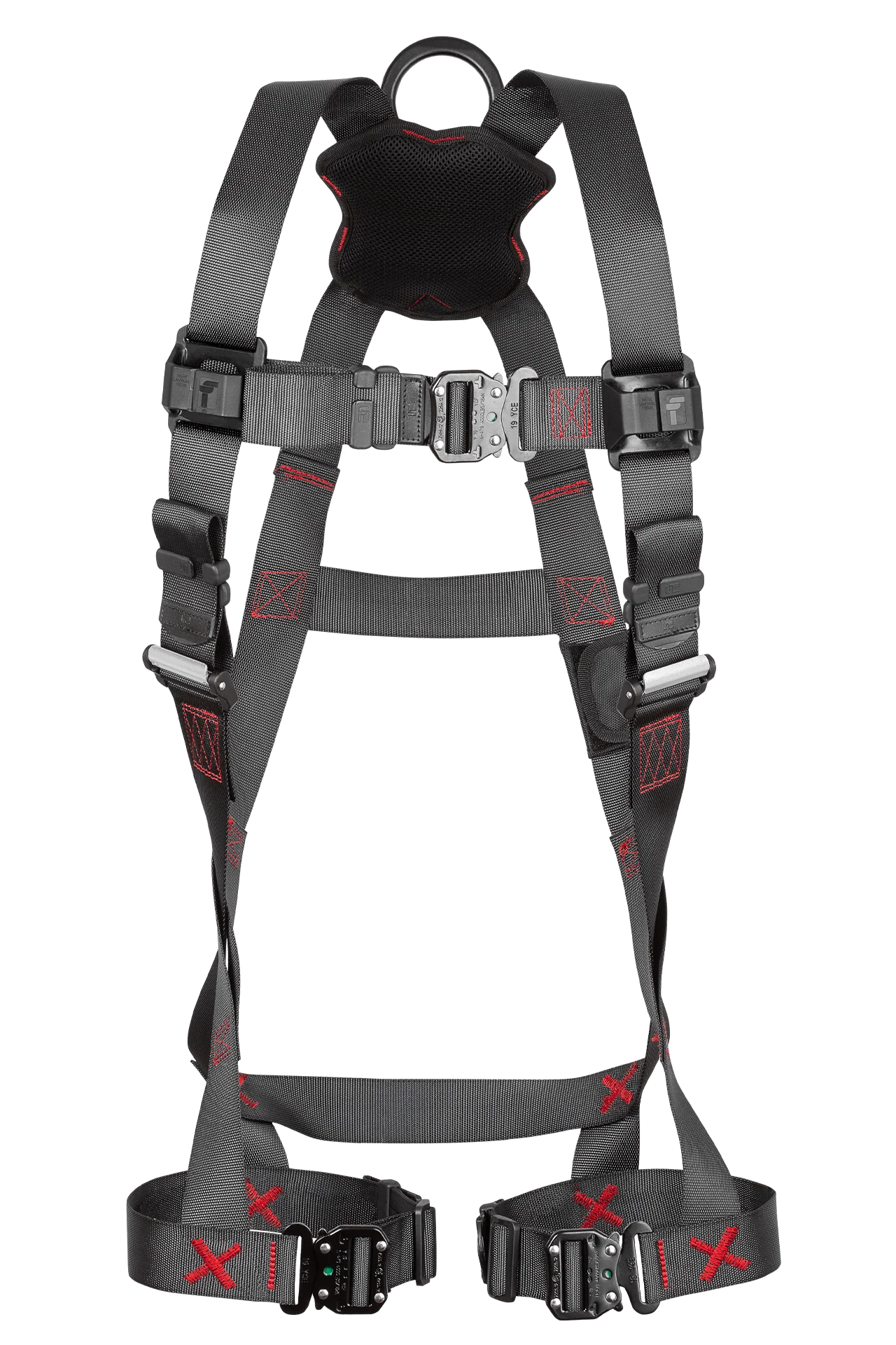 FT-Iron 1D Standard Non-Belted Full Body Harness, Quick Connect Buckle Leg Adjustment - Image 2