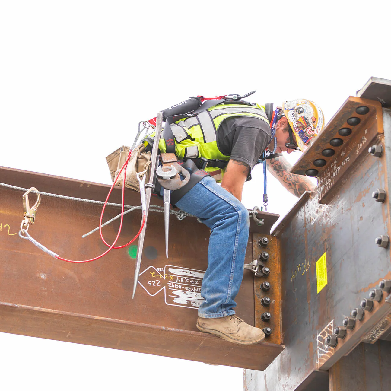 FT-Iron 1D Standard Non-Belted Full Body Harness, Quick Connect Buckle Leg Adjustment - Image 5