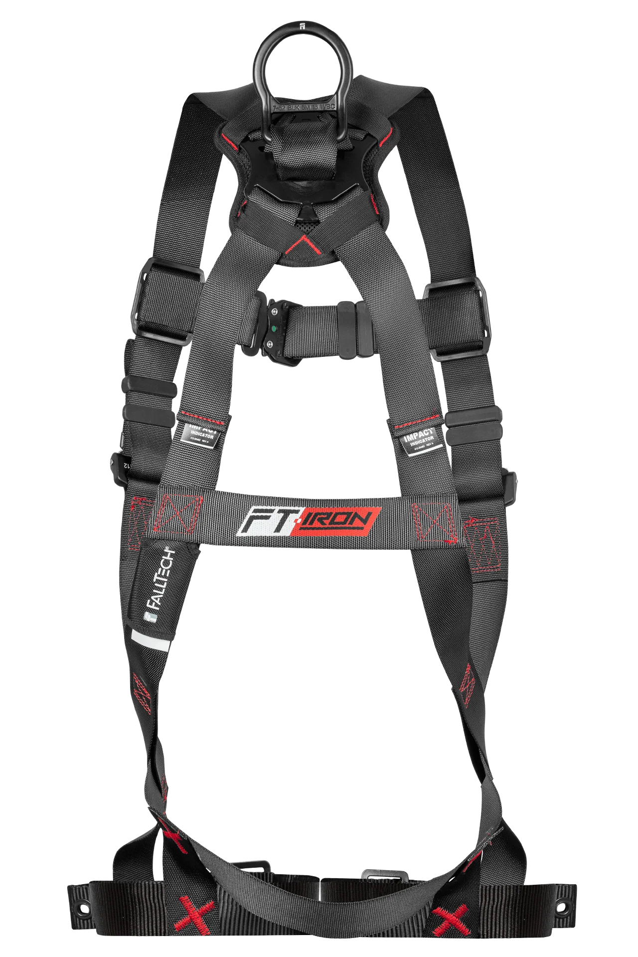 FT-Iron 1D Standard Non-Belted Full Body Harness, Tongue Buckle Leg Adjustment - Image 3