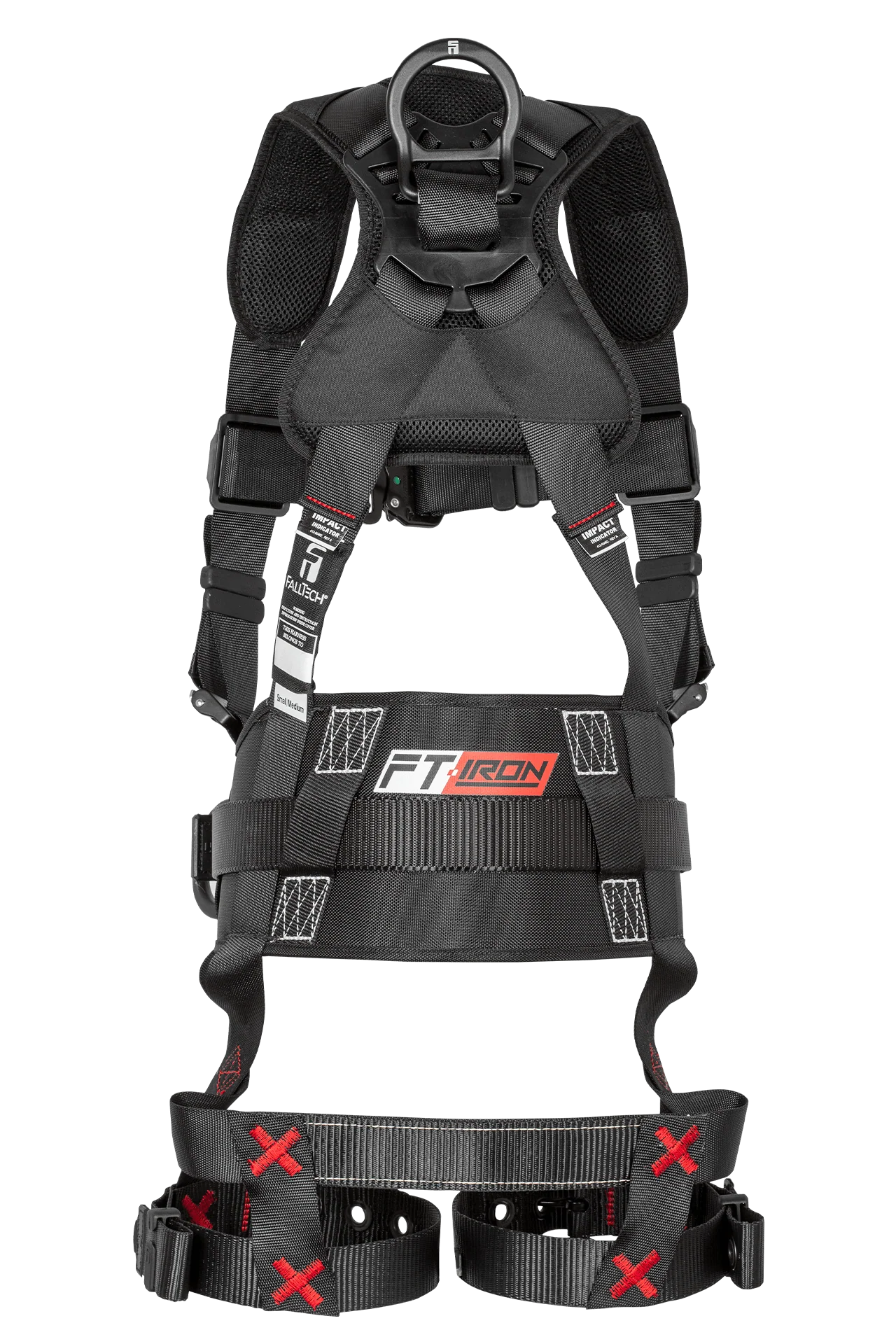 FT-Iron 3D Construction Belted Full Body Harness, Tongue Buckle Leg Adjustment - Image 3