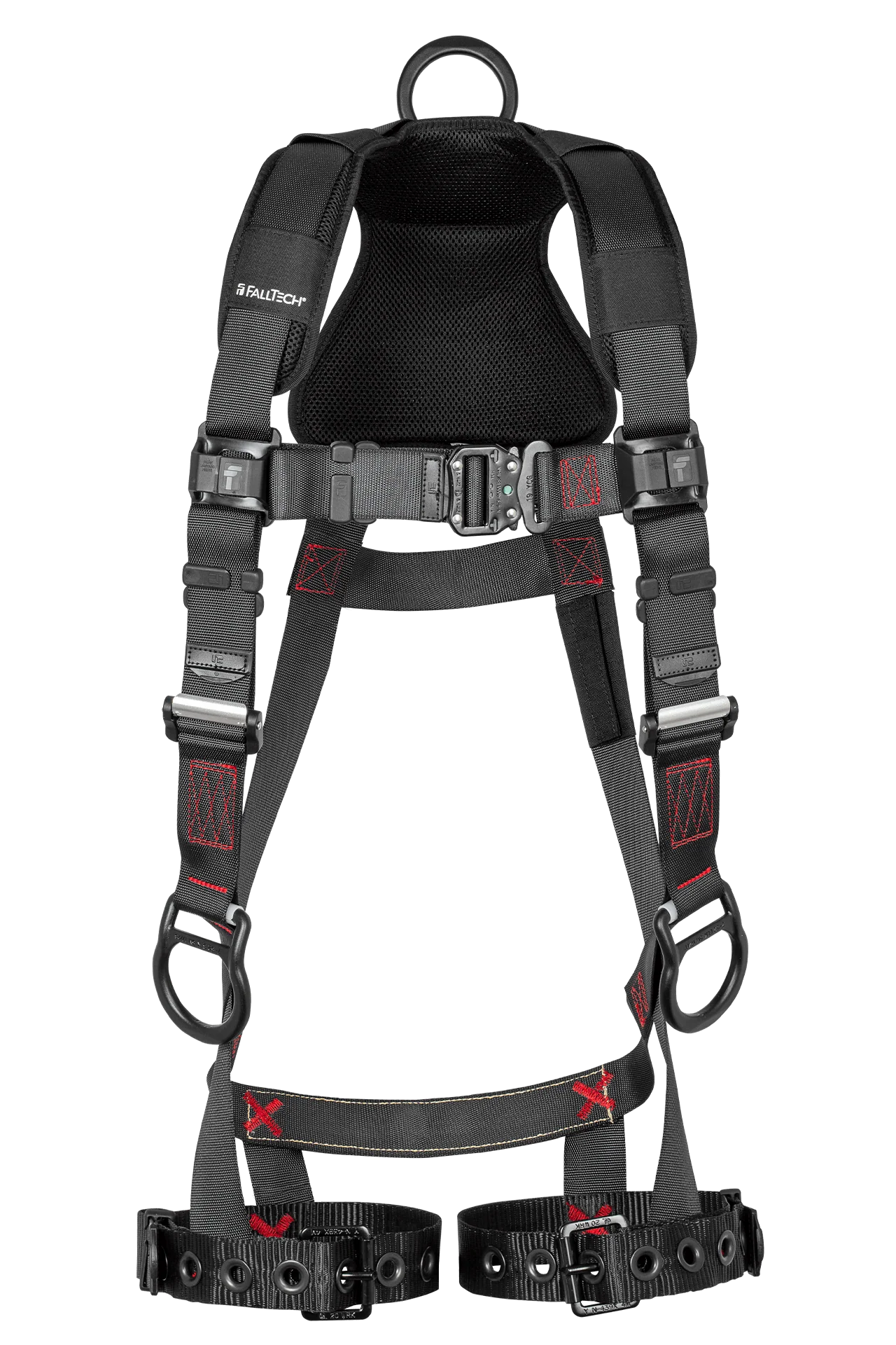 FT-Iron 3D Standard Non-belted Full Body Harness, Tongue Buckle Leg Adjustment - Image 2