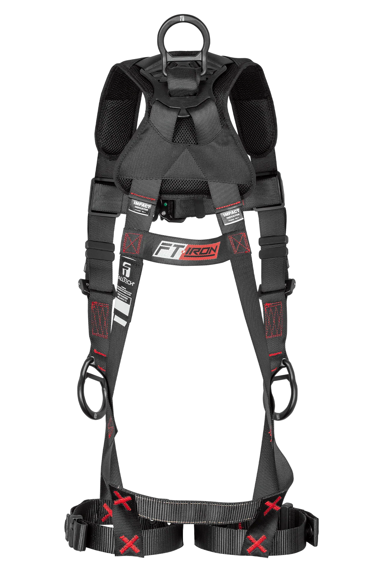 FT-Iron 3D Standard Non-belted Full Body Harness, Tongue Buckle Leg Adjustment - Image 3