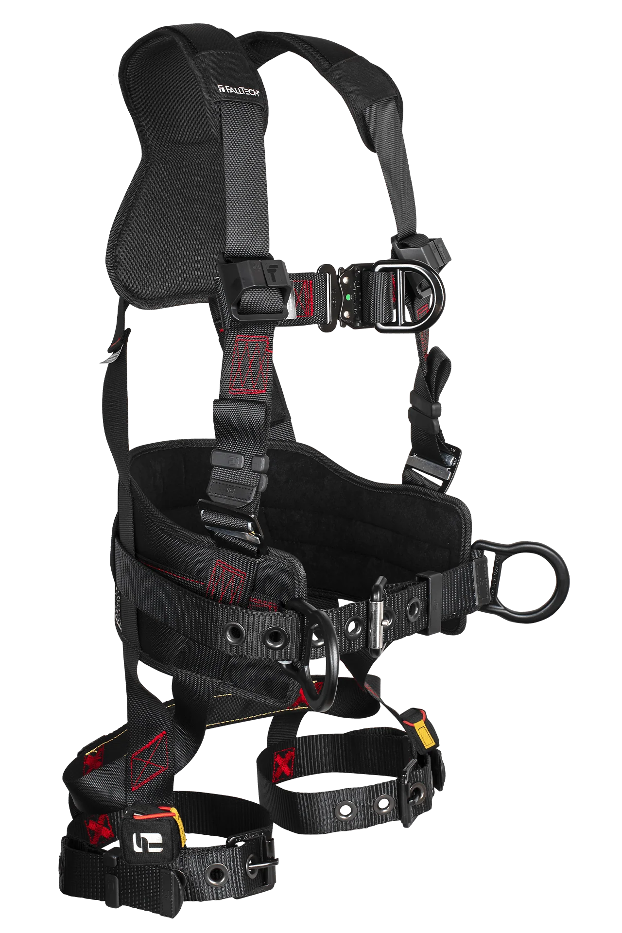 FT-Iron™ 4D Construction Climbing Full Body Harness, Tongue Buckle Leg Adjustments