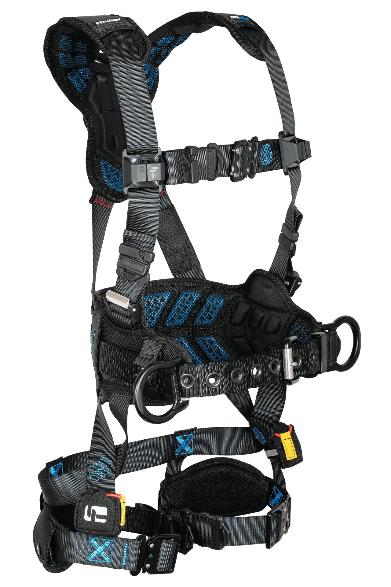 FT-One™ 3D Construction Belted Full Body Harness, Quick Connect Adjustments
