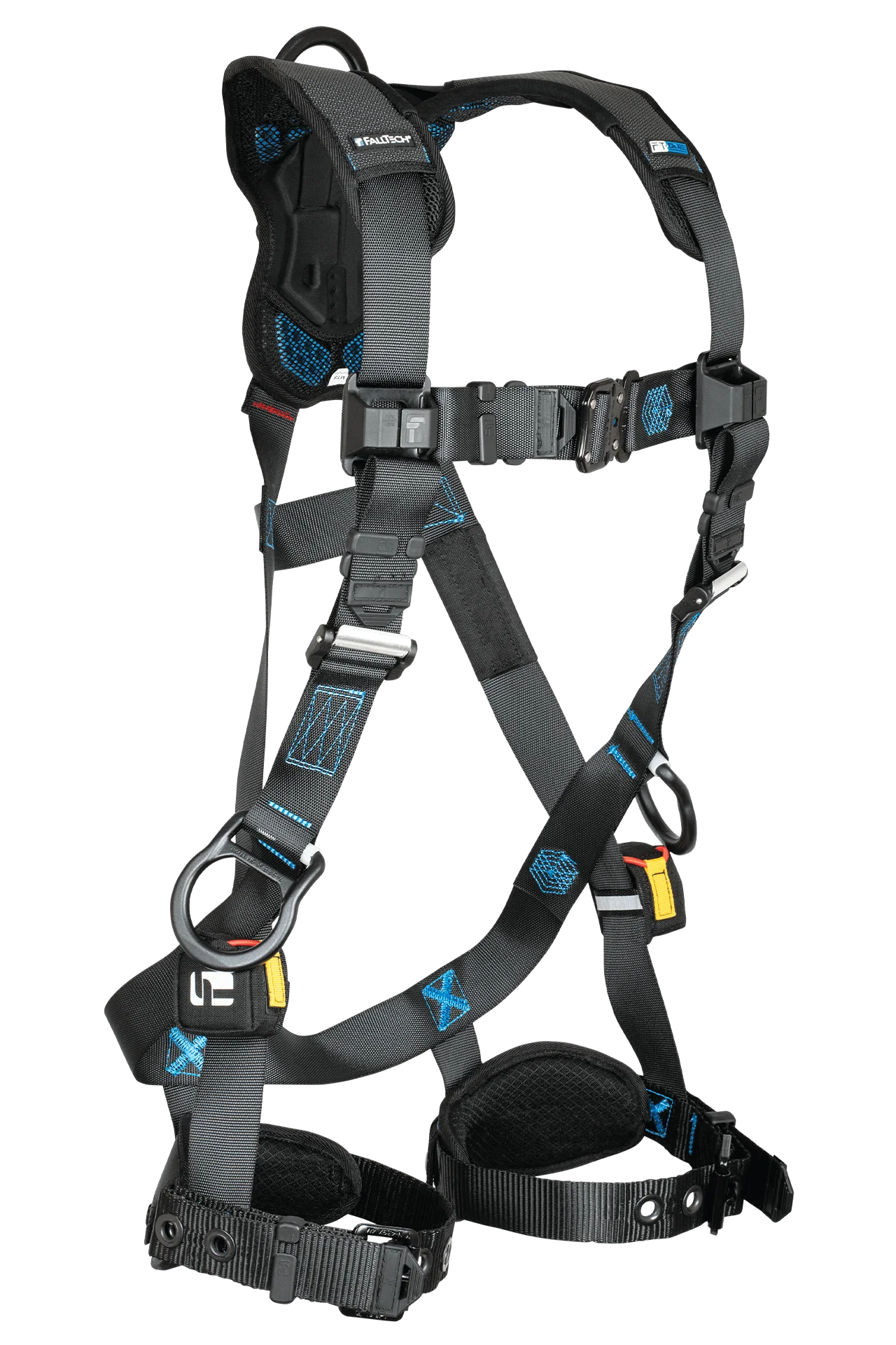 FT-One™ 3D Standard Non-Belted Full Body Harness, Tongue Buckle Leg Adjustments