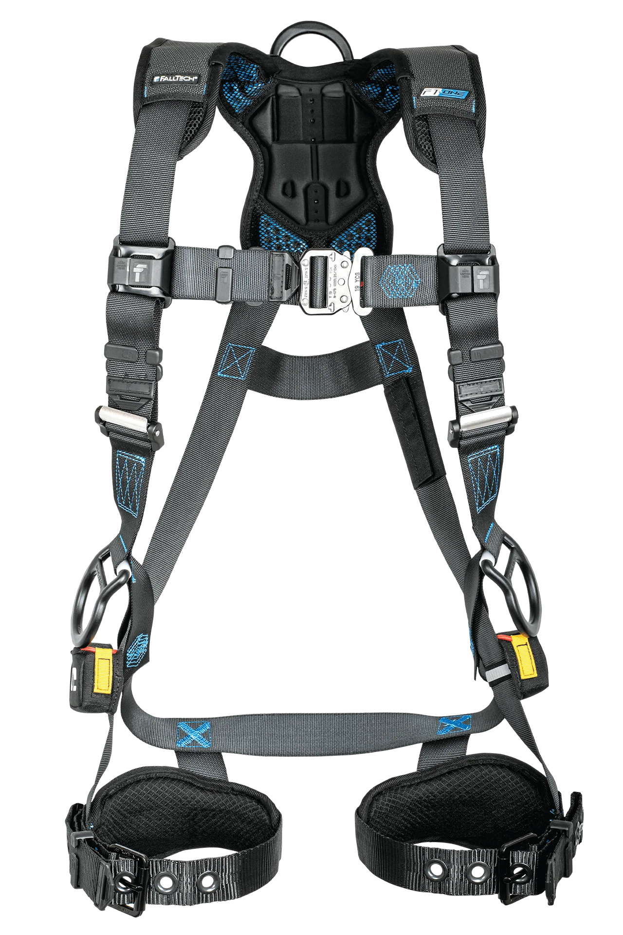 FT-One™ 3D Standard Non-Belted Full Body Harness, Tongue Buckle Leg Adjustments - Image 2