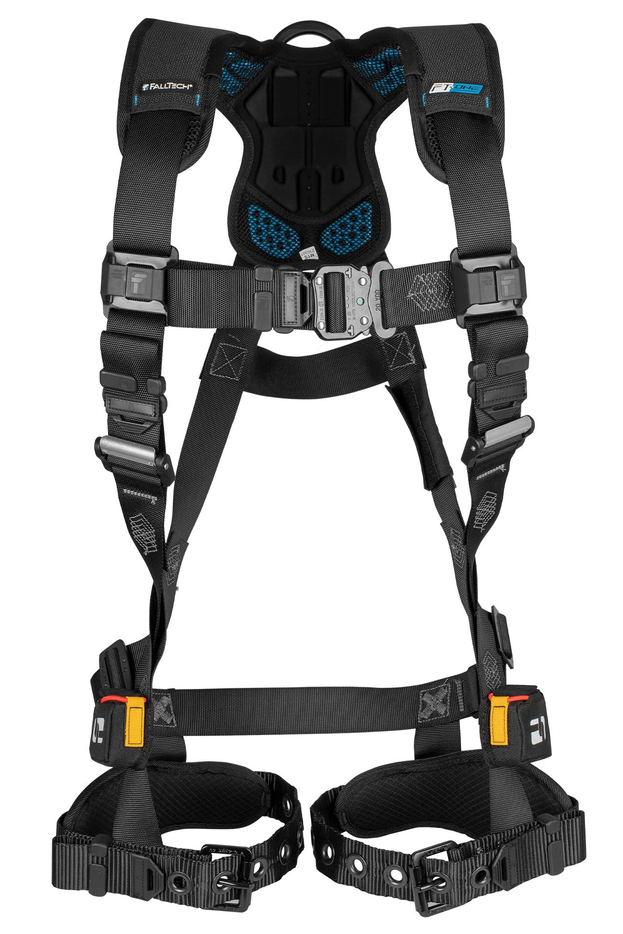 FT-One Fit™ 1D Standard Non-Belted Women's Full Body Harness, Tongue Buckle Leg Adjustments - Image 2