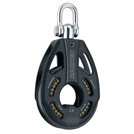 Harken 150mm Black Magic Single Pulley- Swivel