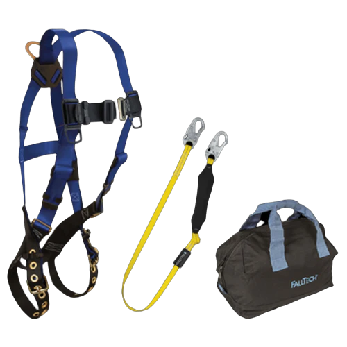 Harness and Lanyard 3-pc Kit Including Medium Storage Bag (7016, 8256LT, 5006MP)
