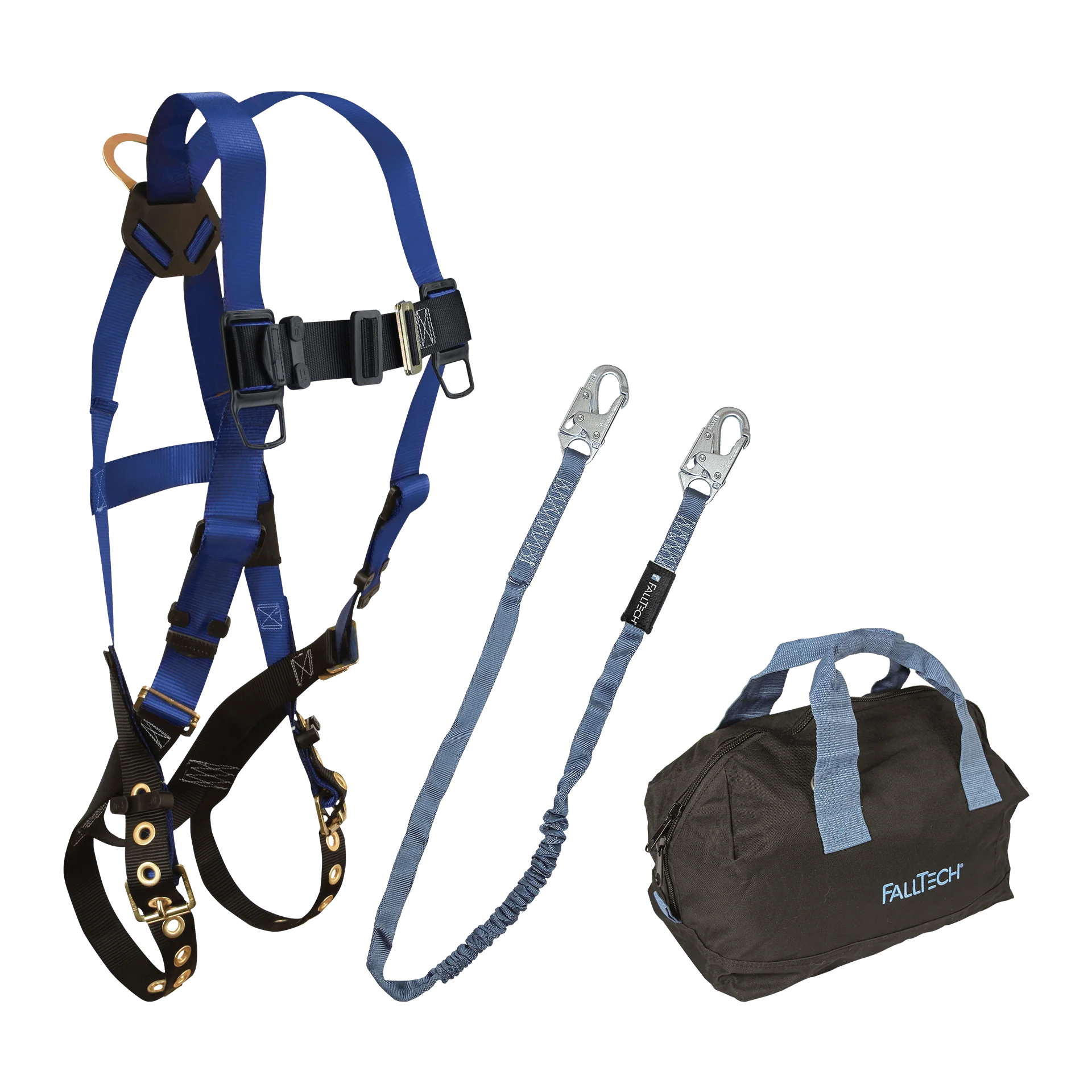 Harness and Lanyard 3-pc Kit Including Medium Storage Bag (7016, 8259, 5006MP)