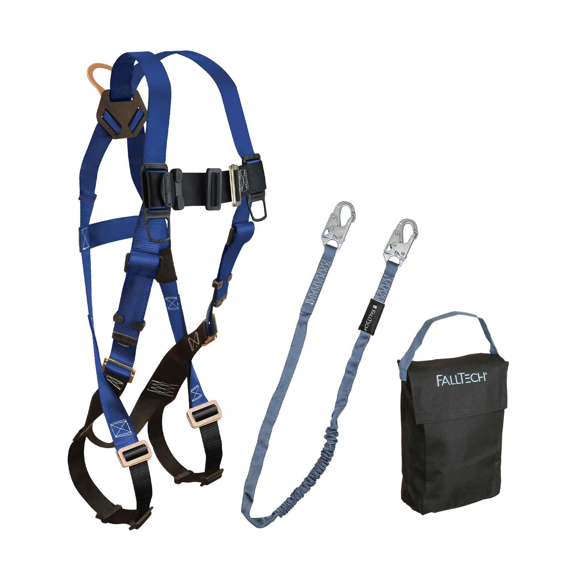 Harness and Lanyard 3-pc Kit Including Small Storage Bag (7015, 8259, 5005P)