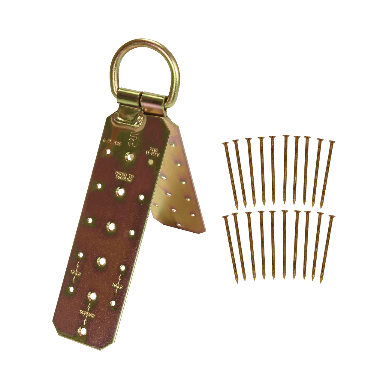Hinged Reusable Wood Roof Anchor