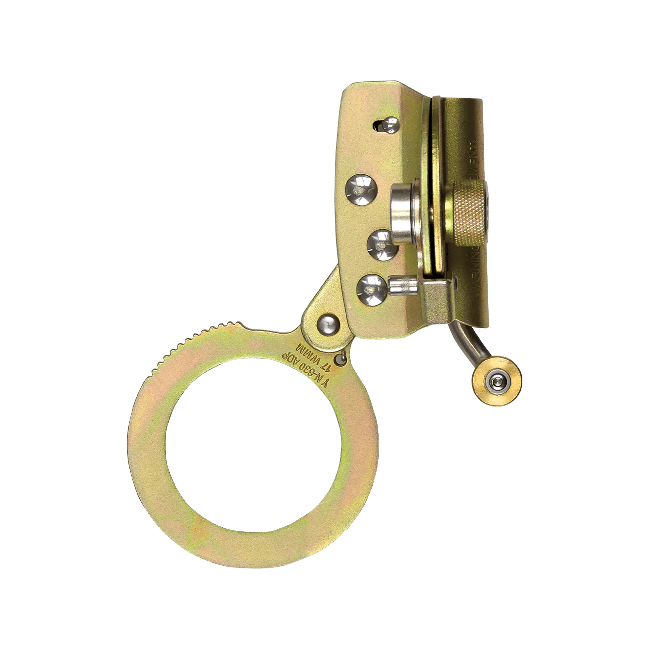 Hinged Trailing Fall Arrester, Alloy Steel with Anti-panic