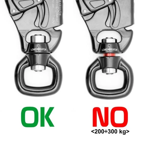 Kong Tango 360 Double Gate Connector Carabiner with Swivel - Image 4