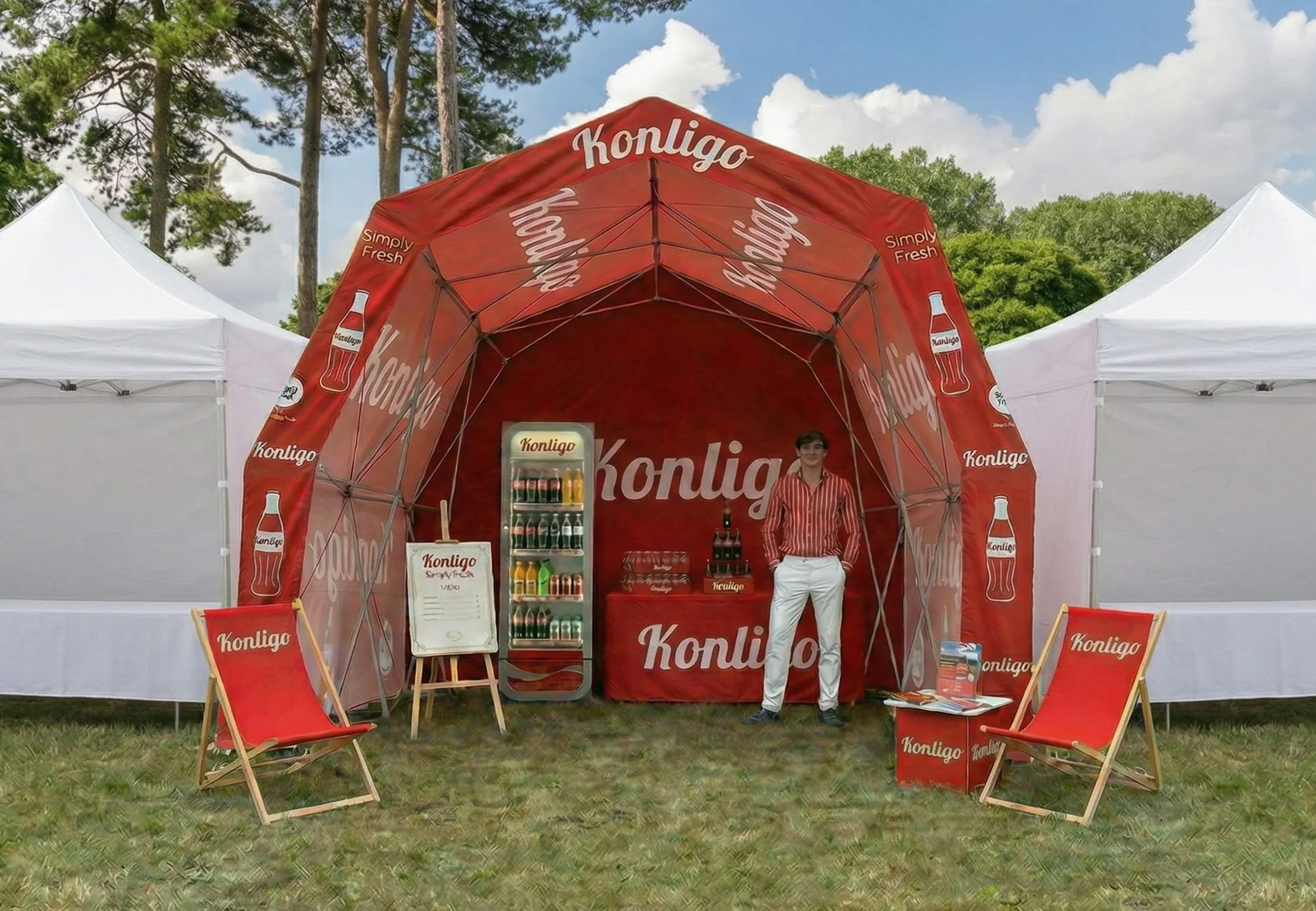 Konligo: The Tent - Professional 13' x 10' Foldable Event Structure - Image 3