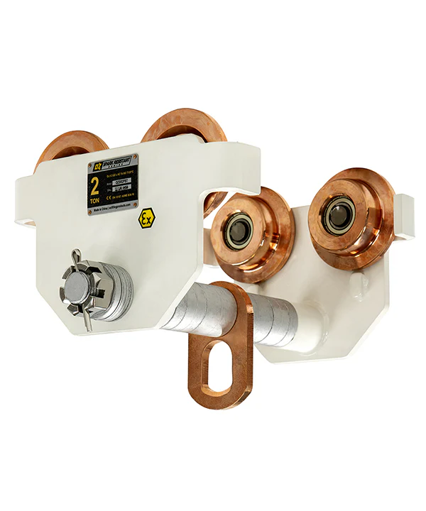 OZ Lifting Spark Resistant Push Beam Trolleys - Image 3