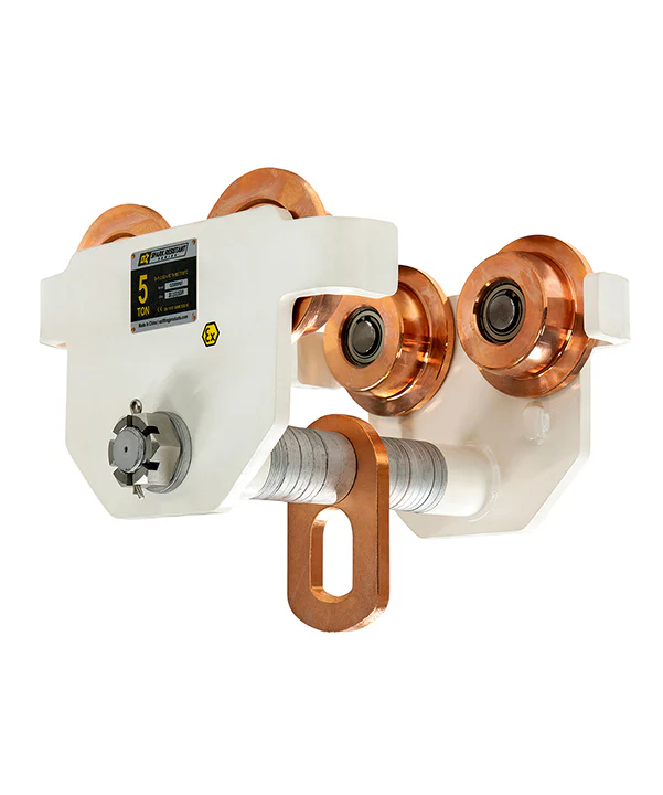OZ Lifting Spark Resistant Push Beam Trolleys - Image 4