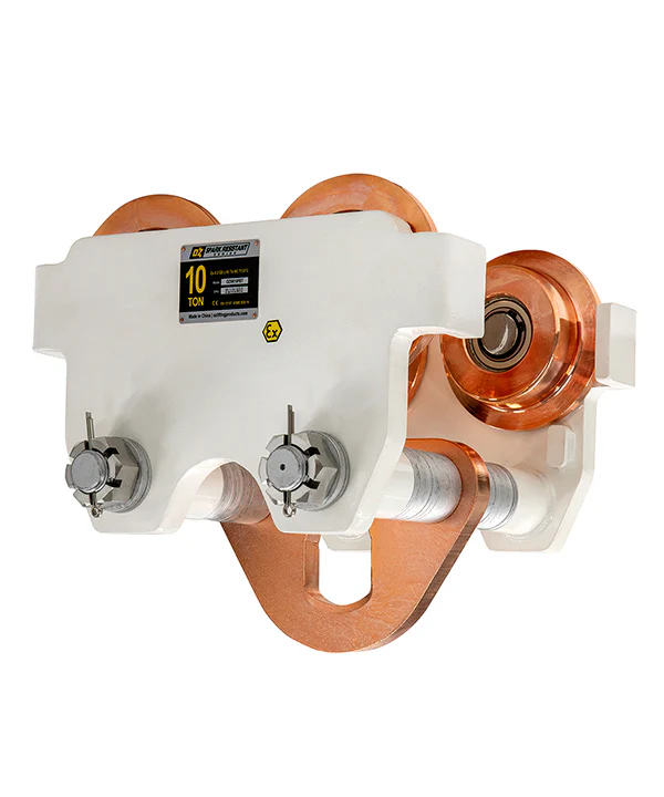 OZ Lifting Spark Resistant Push Beam Trolleys - Image 6
