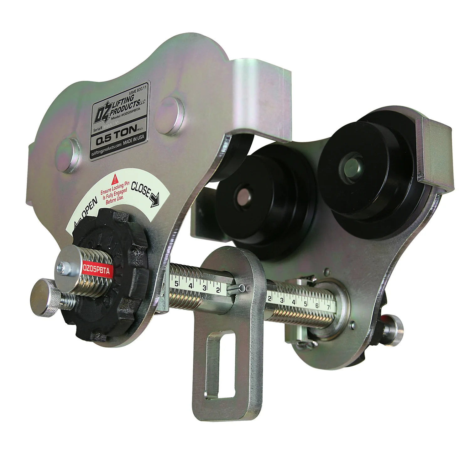 OZ Lifting USA Push Beam Trolley - Image 2