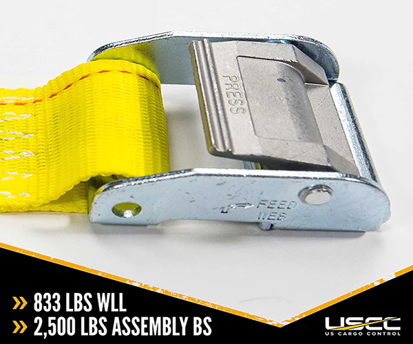 Peerless 2"X12' Van Strap Yellow (Pack of 12) - Image 3