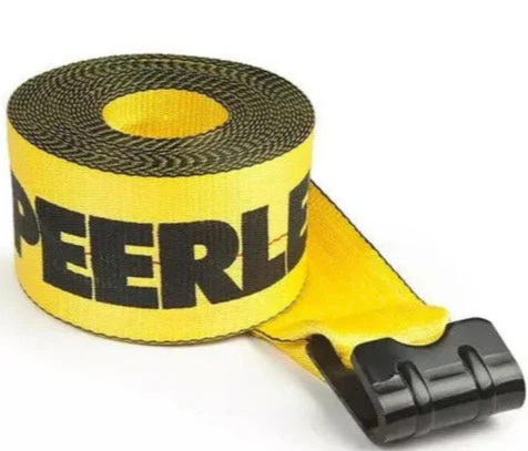 Peerless 4"X30' Strap W/Flat Hook (Pack of 8)