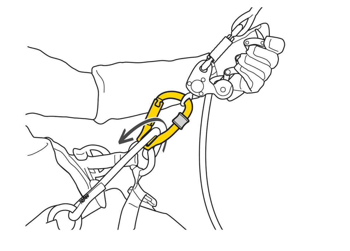 Petzl ROLLCLIP Z Pulley With TRIACT-LOCK Carabiner - Image 3