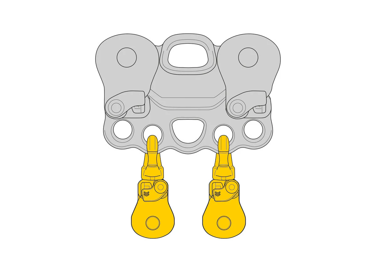 Petzl Spin S1 Open Pulley with Gated Swivel - Image 5
