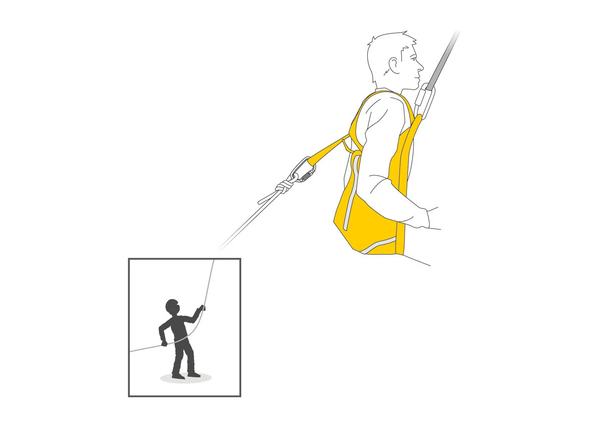 Petzl Thales Safety Chest Collar & Evacuation Triangle - Image 5