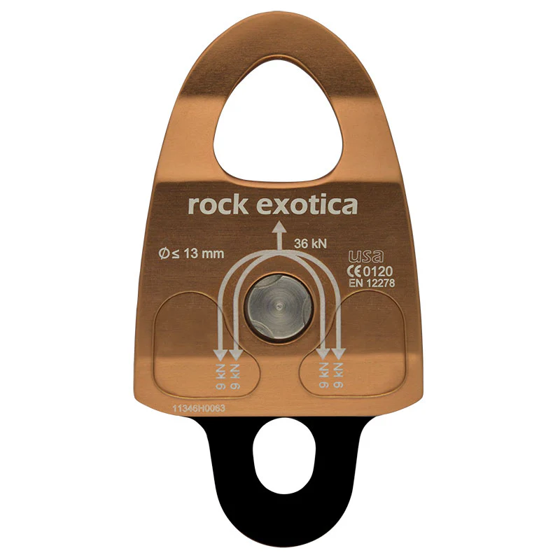 Rock Exotica Machined Rescue Double Pulley - Image 3