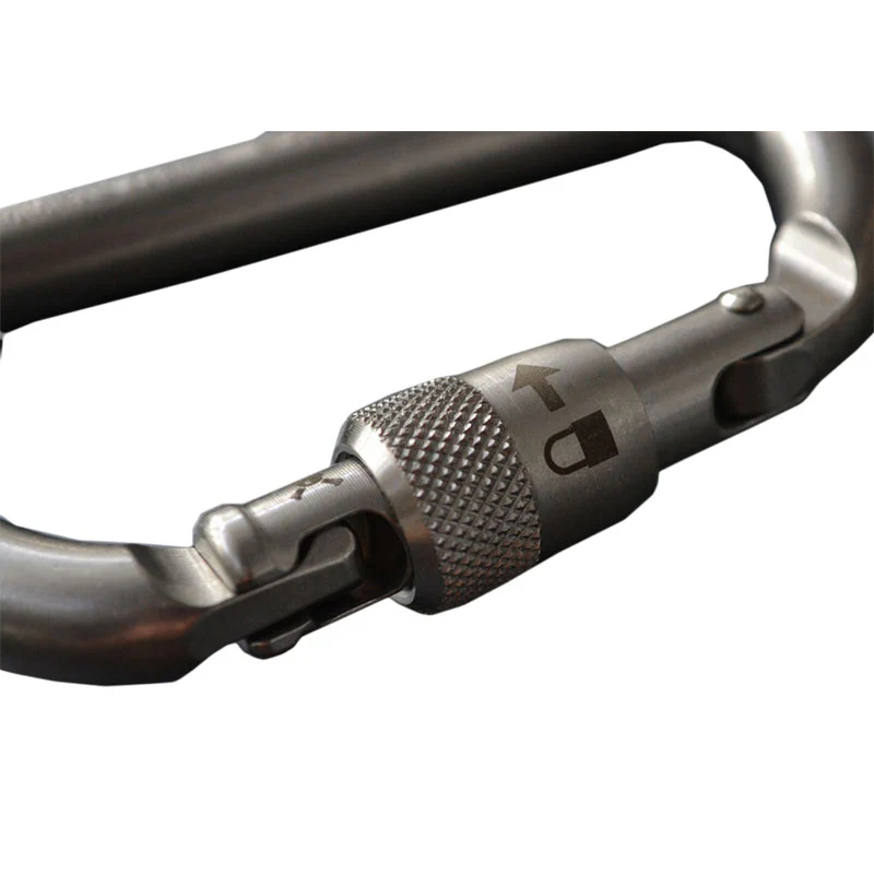Rock Exotica rockD Stainless Screw-Lock Carabiner - Image 2