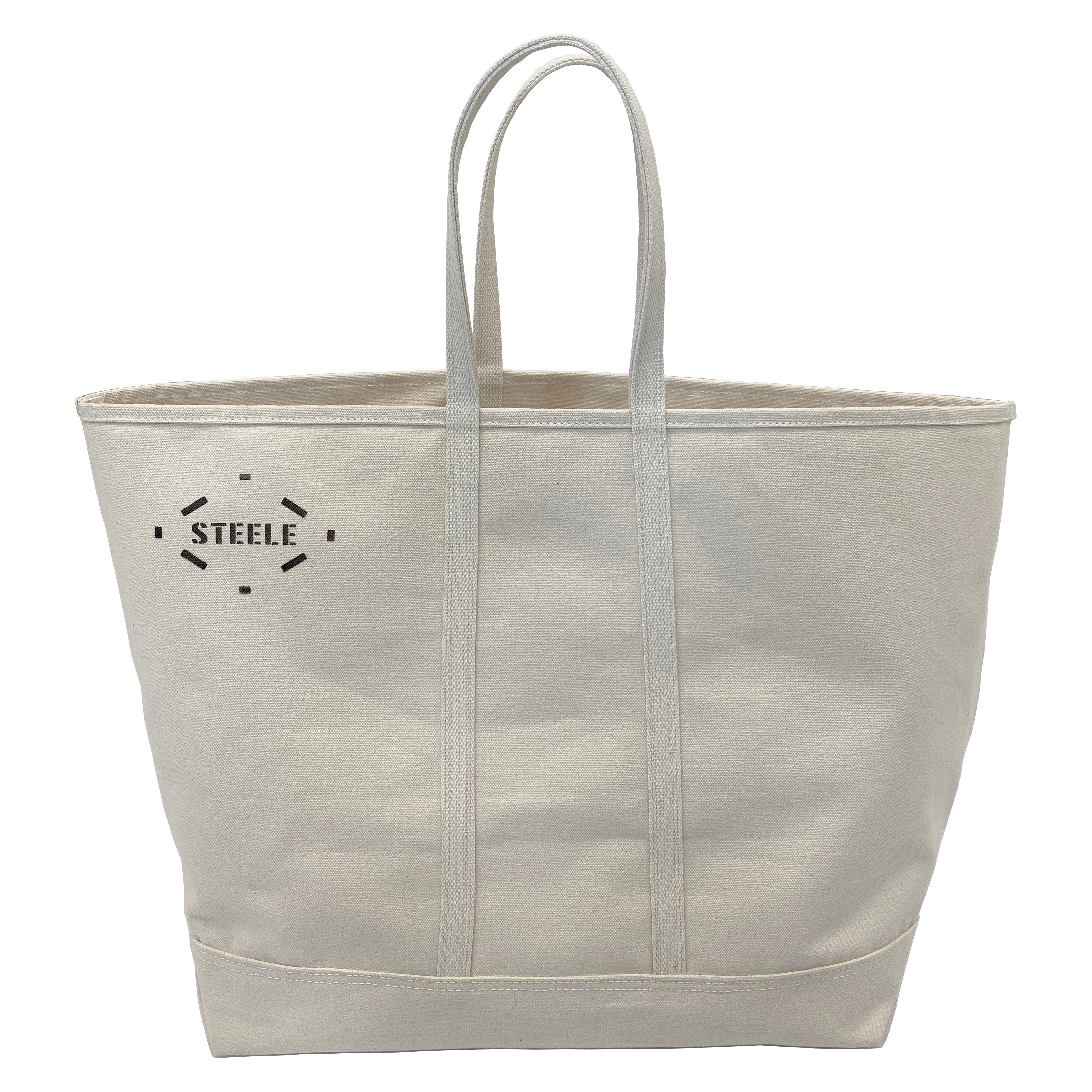 Steele Canvas Basket Corp Natural Canvas Tote Bag - Large 5"