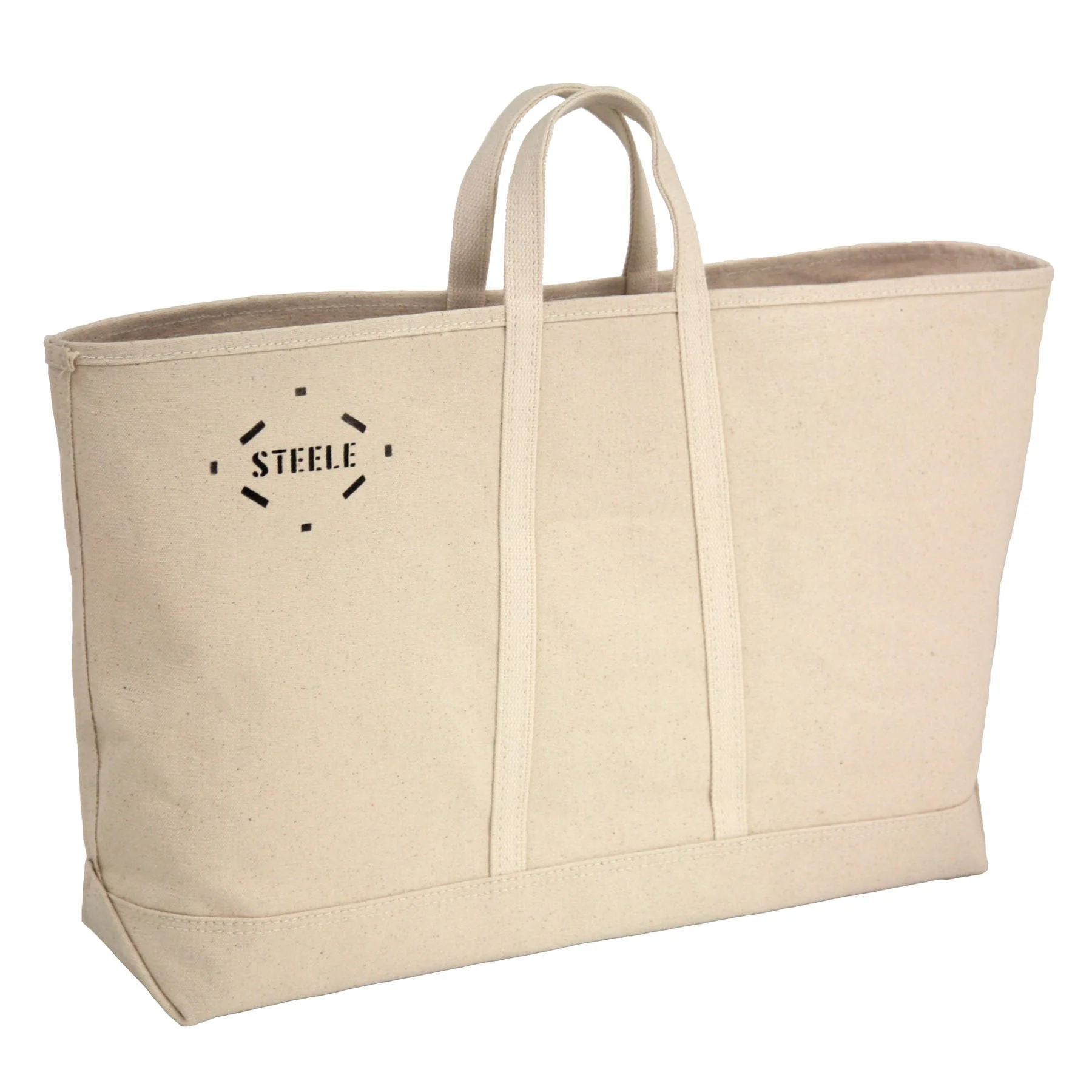 Steele Canvas Basket Corp Natural Canvas Tote Bag - Wide 5" - Image 2