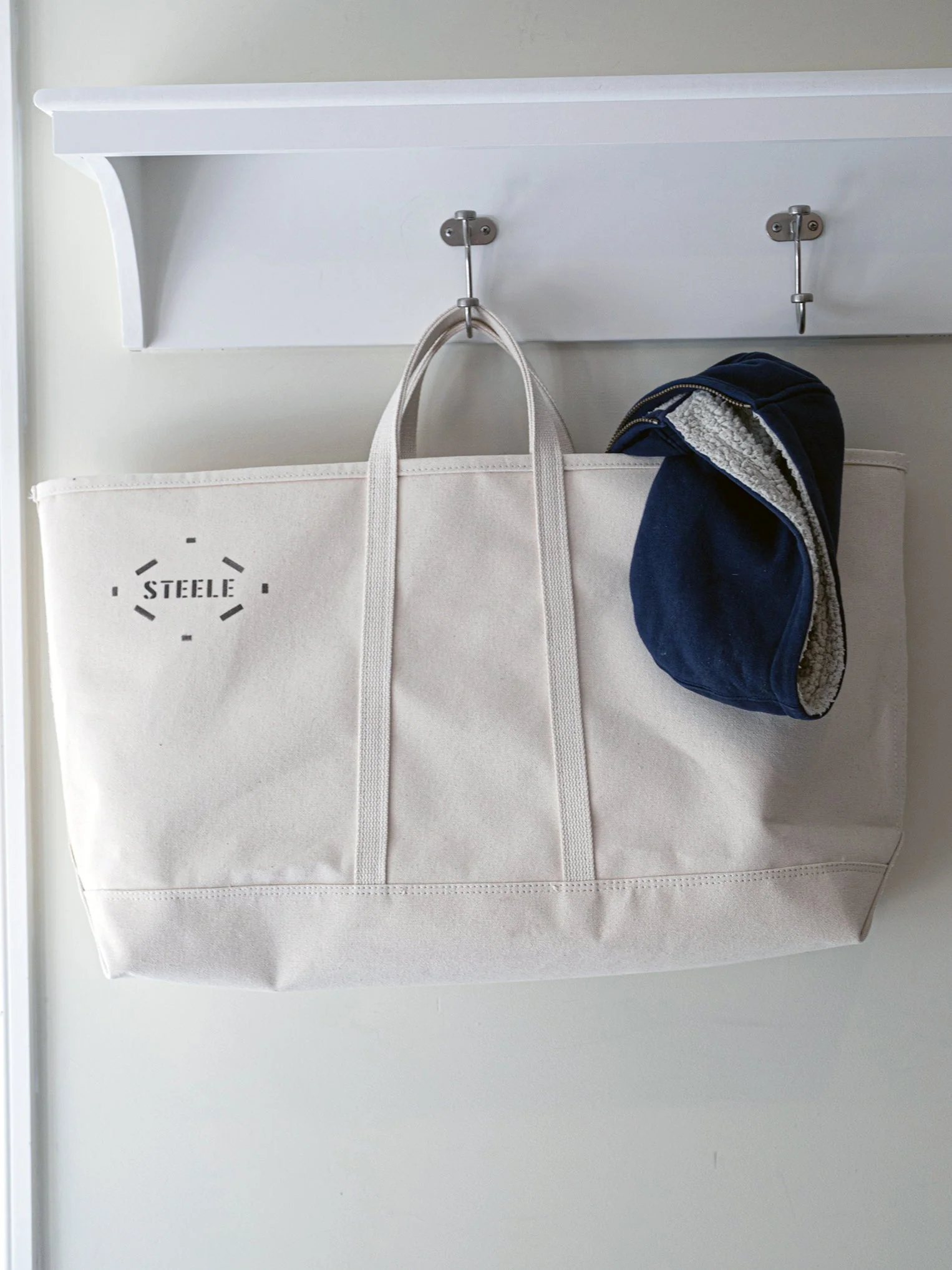 Steele Canvas Basket Corp Natural Canvas Tote Bag - Wide 5" - Image 5