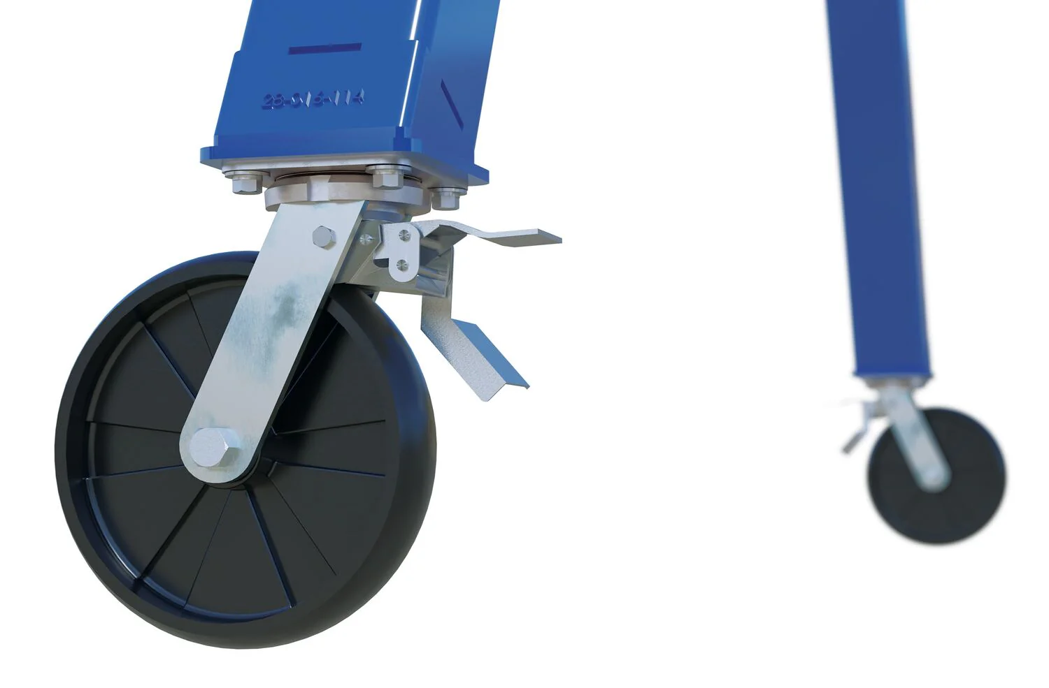 Vestil Manufacturing Corp Adjustable Steel Gantry Cranes with Total Locking Casters - Image 2