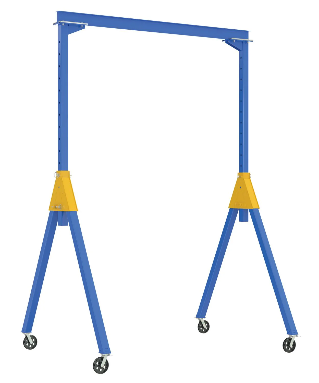 Vestil Manufacturing Corp Adjustable Steel Gantry Cranes with V-Groove Casters - Knockdown - Image 2