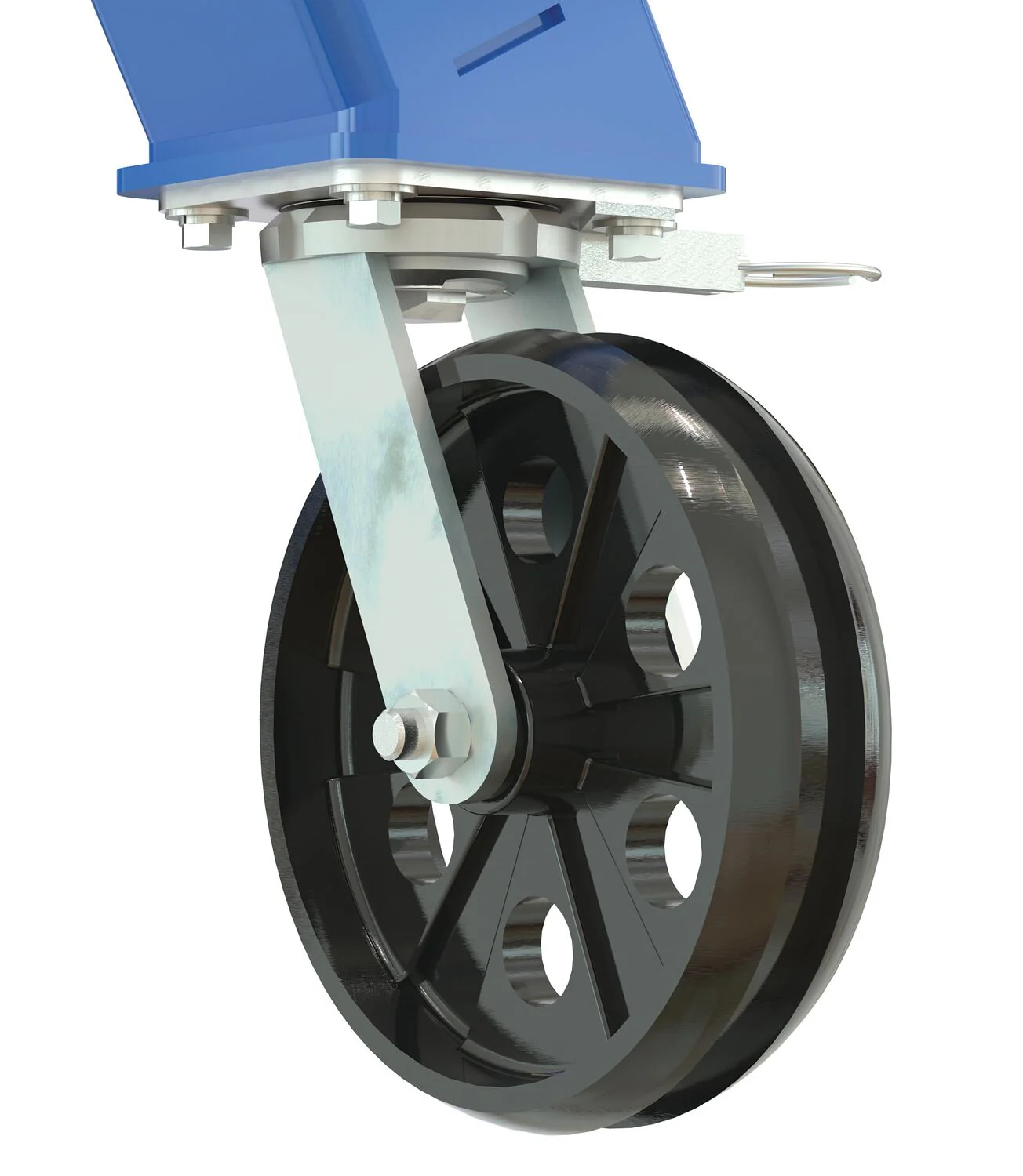 Vestil Manufacturing Corp Adjustable Steel Gantry Cranes with V-Groove Casters - Knockdown - Image 4