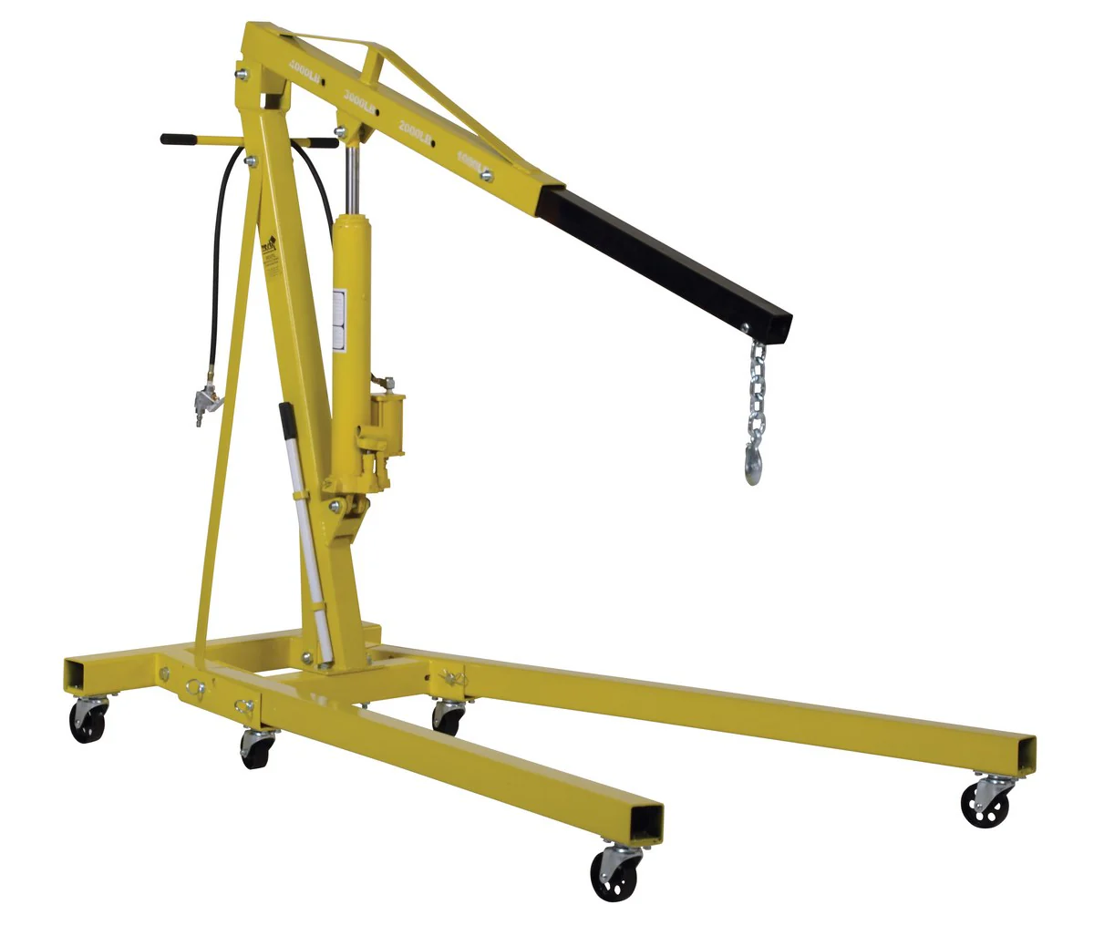 Vestil Manufacturing Corp Air/Hand Pump Hydraulic Shop Crane