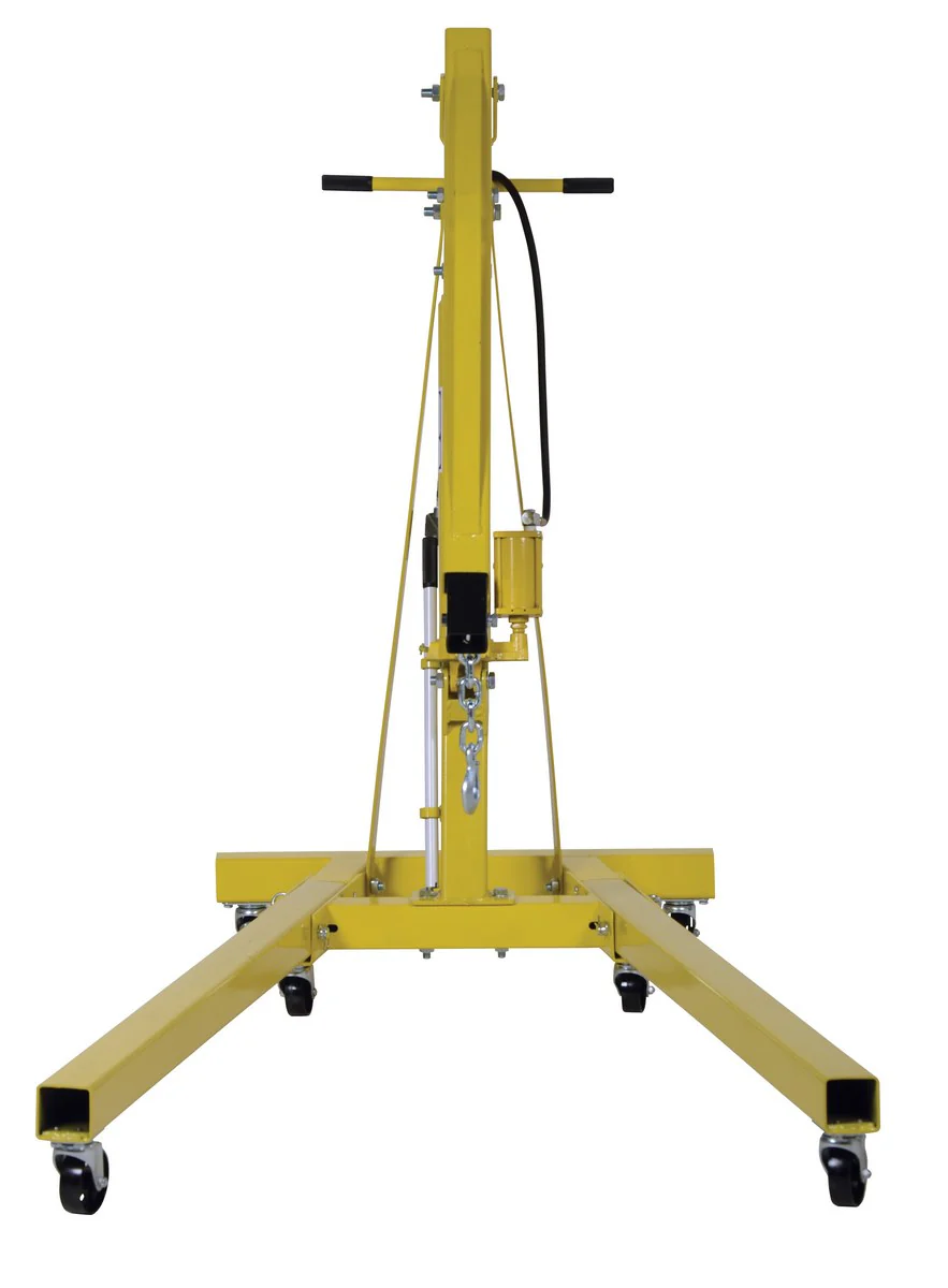 Vestil Manufacturing Corp Air/Hand Pump Hydraulic Shop Crane - Image 2
