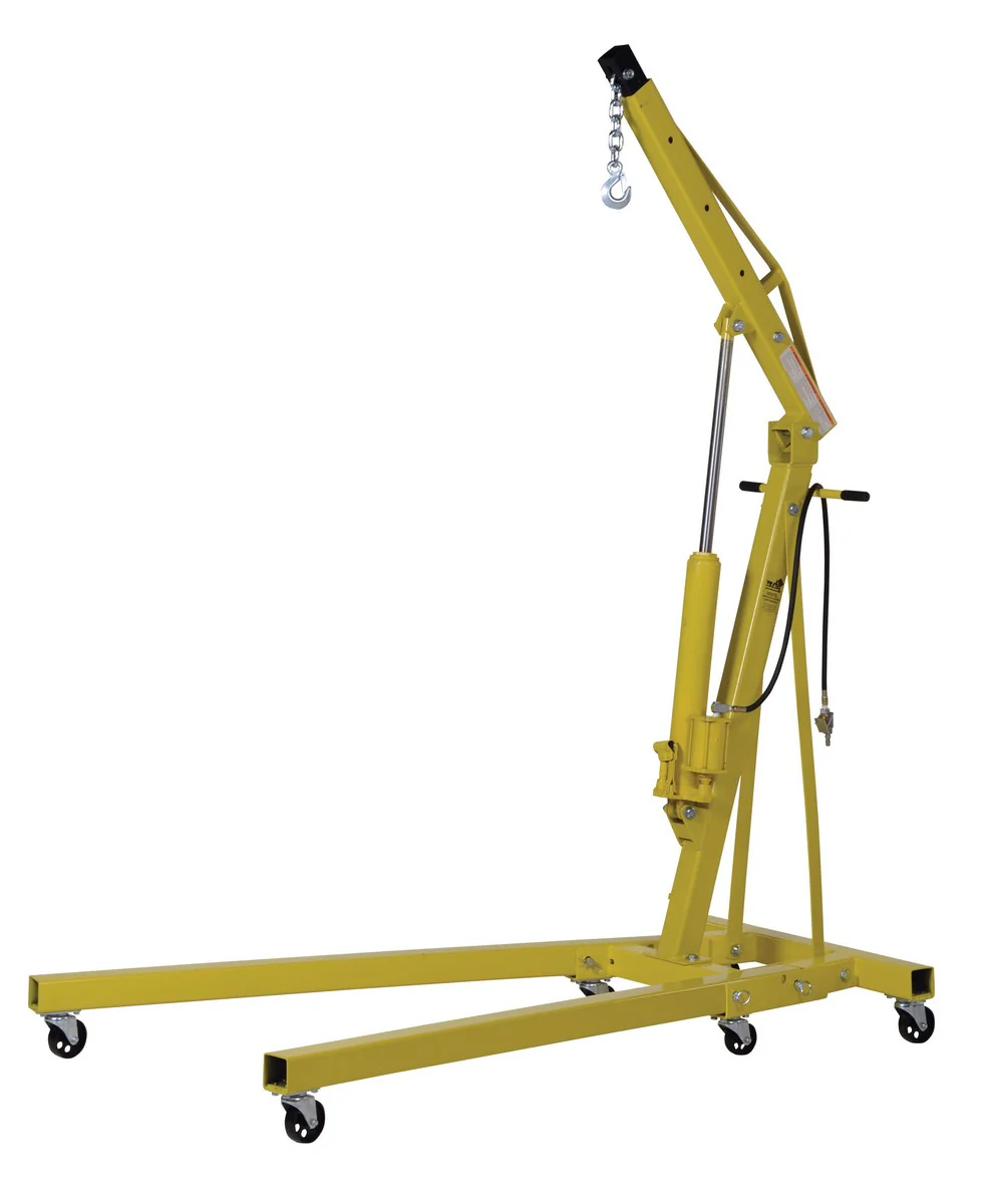 Vestil Manufacturing Corp Air/Hand Pump Hydraulic Shop Crane - Image 4