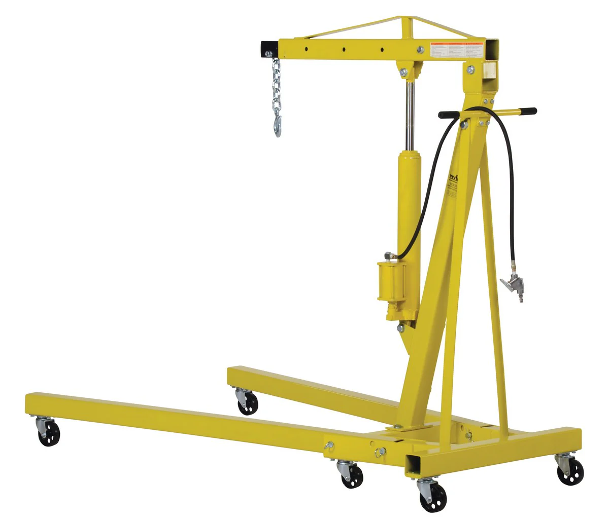 Vestil Manufacturing Corp Air/Hand Pump Hydraulic Shop Crane - Image 5