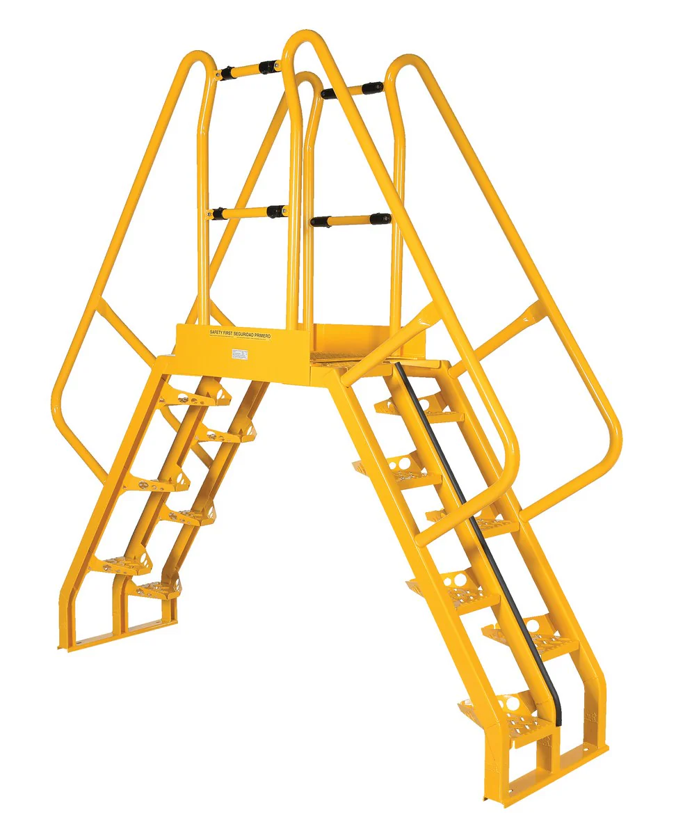 Vestil Manufacturing Corp Alternating Step Cross-Over Ladders - Image 3
