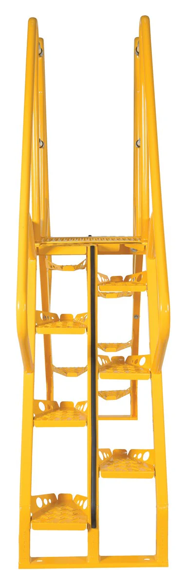 Vestil Manufacturing Corp Alternating Step Cross-Over Ladders - Image 5