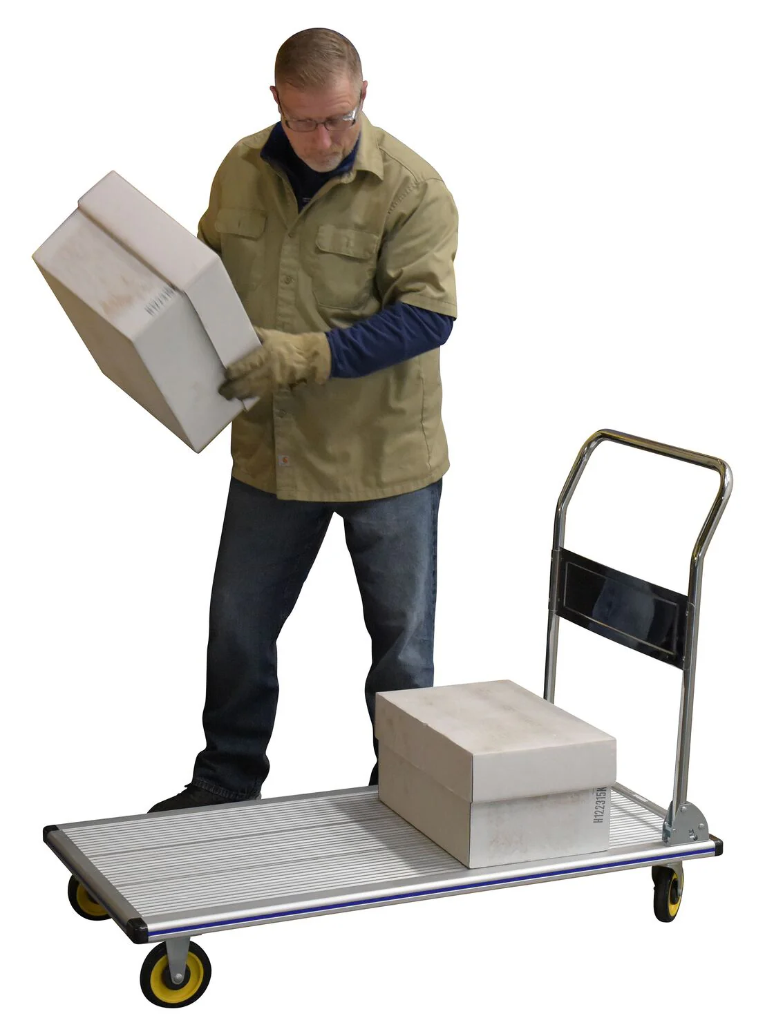 Vestil Manufacturing Corp Aluminum Folding Handle Platform Trucks - Image 7