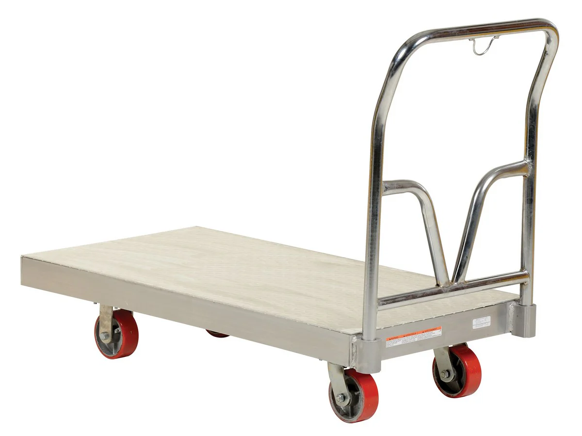 Vestil Manufacturing Corp Aluminum Sheet Deck Platform Trucks - Image 2