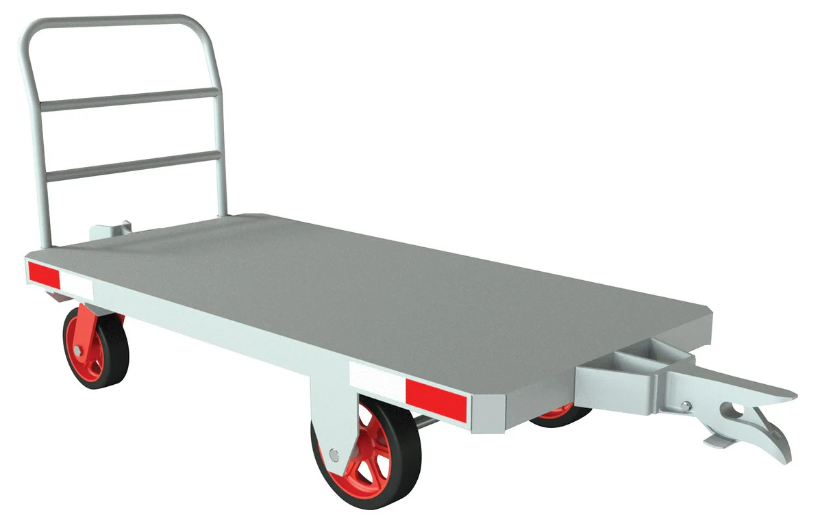Vestil Manufacturing Corp Caster Steer Towable Trailers