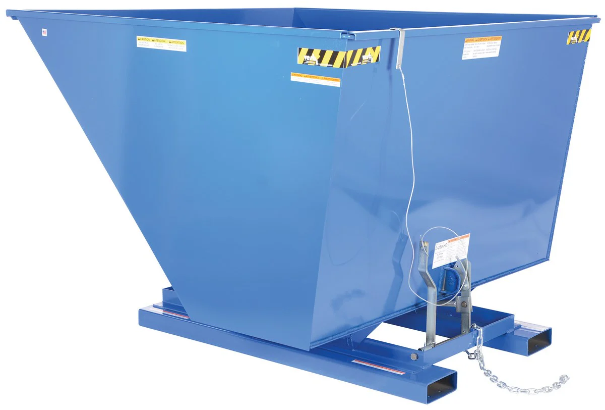 Vestil Manufacturing Corp D Style - Self-Dumping Steel Hoppers with Bumper Release - Image 3