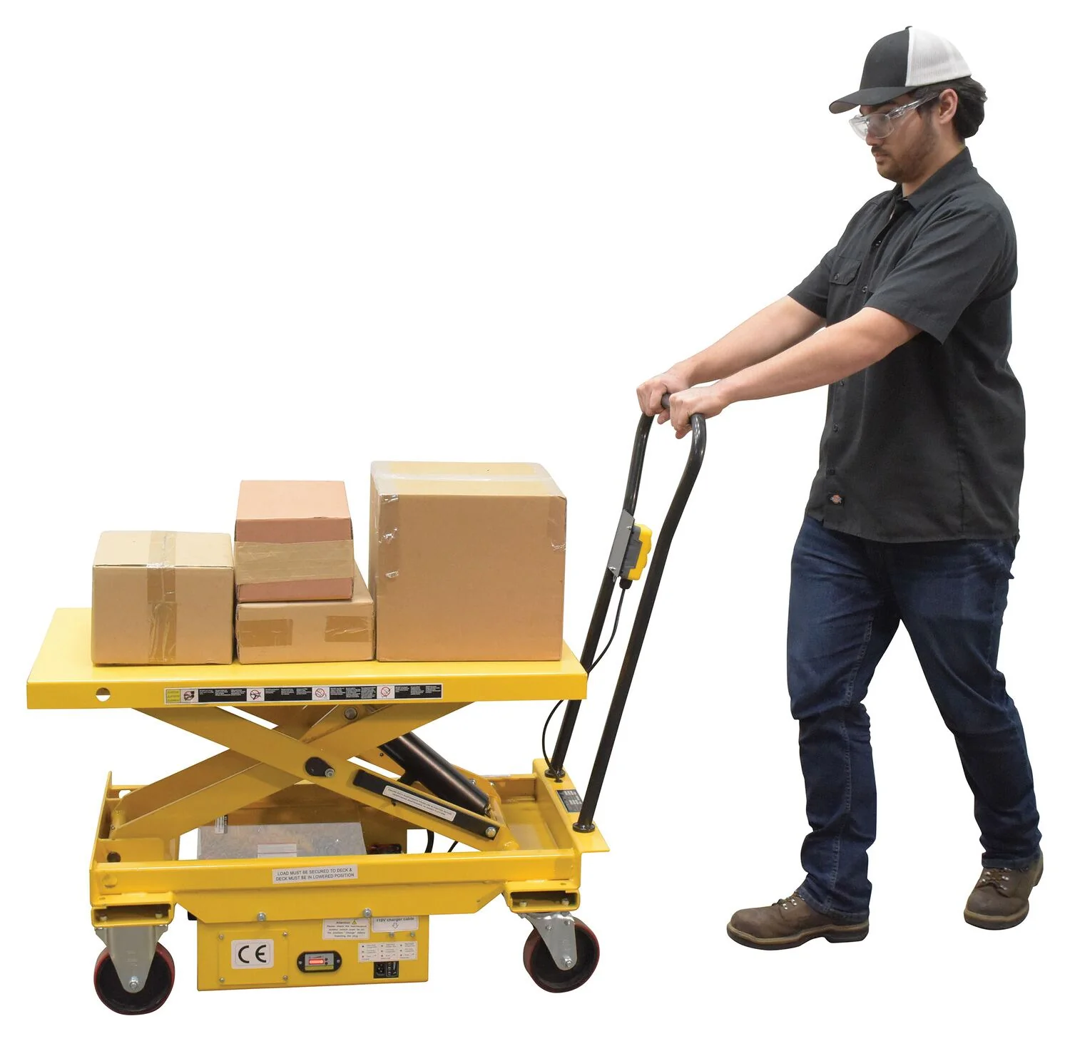 Vestil Manufacturing Corp DC Powered Hydraulic Elevating Carts